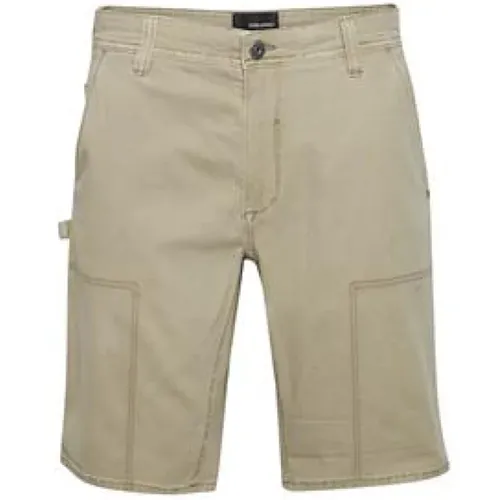 Baumwoll Bermuda Worker Shorts , Herren, Größe: L - Blend - Modalova