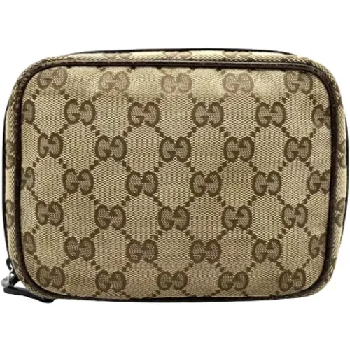 Pre-owned Canvas clutches , female, Sizes: ONE SIZE - Gucci Vintage - Modalova