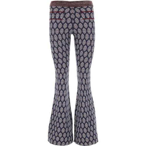 Elegante Jacquard Bestickte Hose - ETRO - Modalova