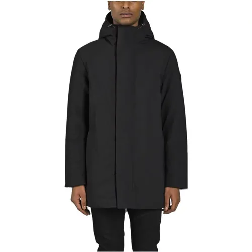 Technical Long Hooded Jacket , male, Sizes: M/L, XL, L, M - Canadian Classics - Modalova