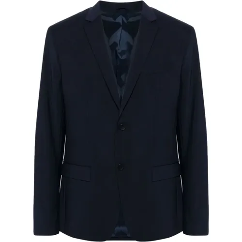 Wool Blazer Long Sleeve Pockets , male, Sizes: L, XL, 2XL - Calvin Klein - Modalova