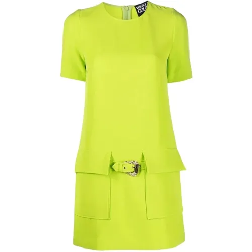 Short Dresses, female, , Size: XS Stunning Figure-Flattering Dress - Versace Jeans Couture - Modalova