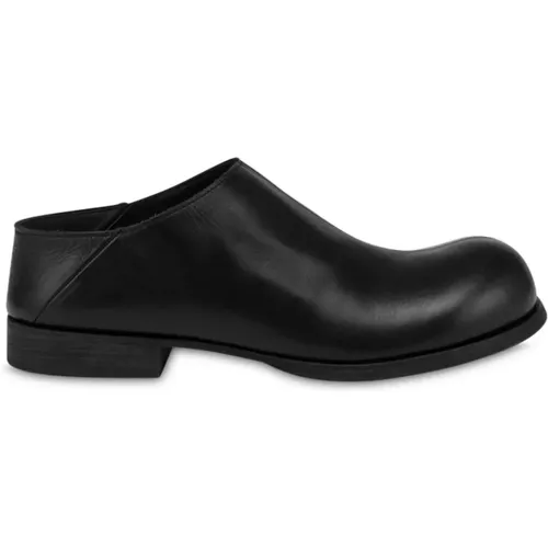 Flats, male, , Size: 11 US Folding Heel Round Toe - Moschino - Modalova