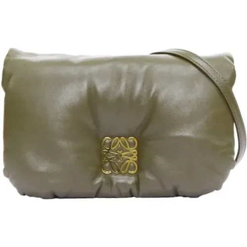 Pre-owned Cross Body Bags, female, , Size: ONE SIZE Pre-owned Leather shoulder-bags - Loewe Pre-owned - Modalova