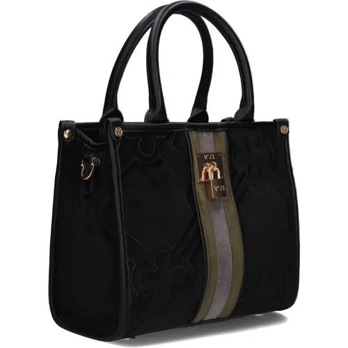 Stilvolle Schwarze Shopper Tasche , Damen, Größe: ONE Size - V73 - Modalova