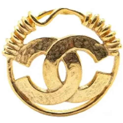 Pre-owned Jewellery, female, , Size: ONE SIZE Pre-owned Metal brooches - Chanel Vintage - Modalova