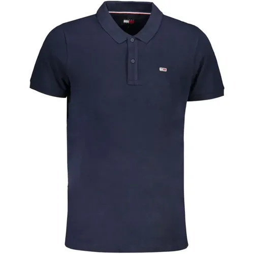 Polo Shirts, male, , Size: L Slim Fit Polo Shirt with Logo - Tommy Hilfiger - Modalova