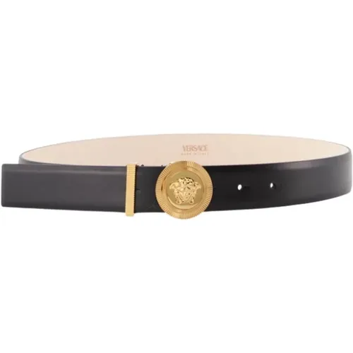 Belts, female, , Size: 85 CM Medusa Biggie Belt - Versace - Modalova