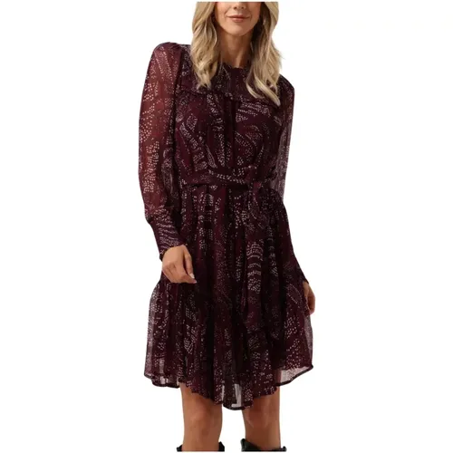 Bordeaux Mini Kleid Franceska , Damen, Größe: S - MOLIIN - Modalova