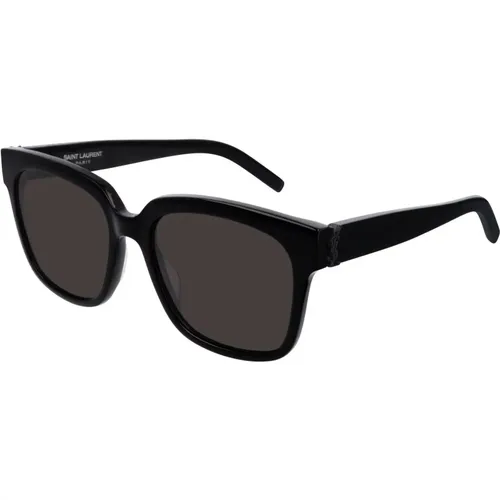 SL M40 001 Sunglasses,Schwarz/Graue Sonnenbrille SL M40 - Saint Laurent - Modalova
