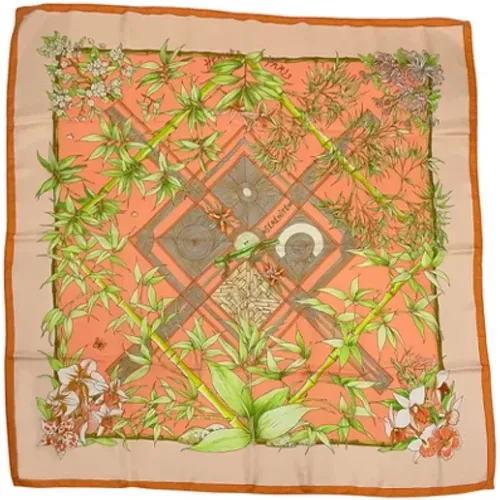 Pre-owned Scarves, female, , Size: ONE SIZE Pre-owned Silk scarves - Hermès Vintage - Modalova