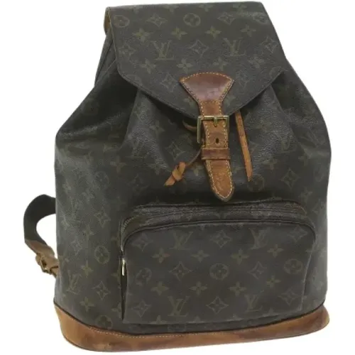 Pre-owned Backpacks, female, , Size: ONE SIZE Pre-owned Canvas backpacks - Louis Vuitton Vintage - Modalova