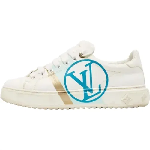 Pre-owned Leather sneakers , female, Sizes: 5 UK - Louis Vuitton Vintage - Modalova