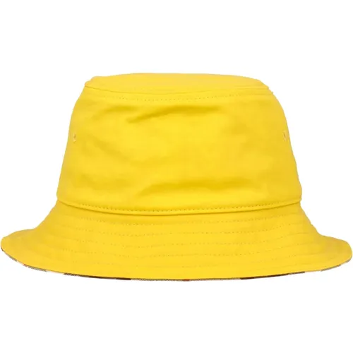 Hats, male, , Size: ONE SIZE Marigold Bucket Hat Accessories - Burberry - Modalova