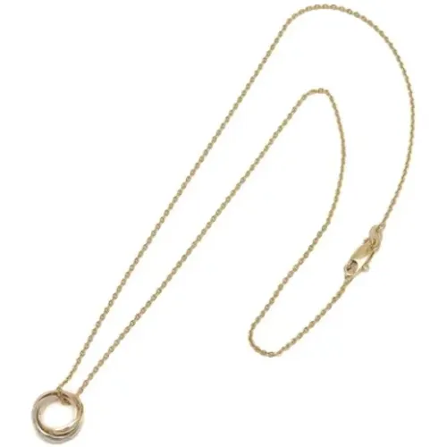 Pre-owned Jewellery, female, , Size: ONE SIZE Pre-owned Rose Gold necklaces - Cartier Vintage - Modalova