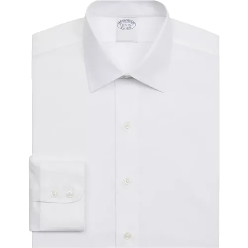 Shirts,Pastellrosa Regular Fit Bügelfreies Hemd mit Ainsley-Kragen,Hellblaues Regular-Fit-Hemd mit Ainsley-Kragen - Brooks Brothers - Modalova
