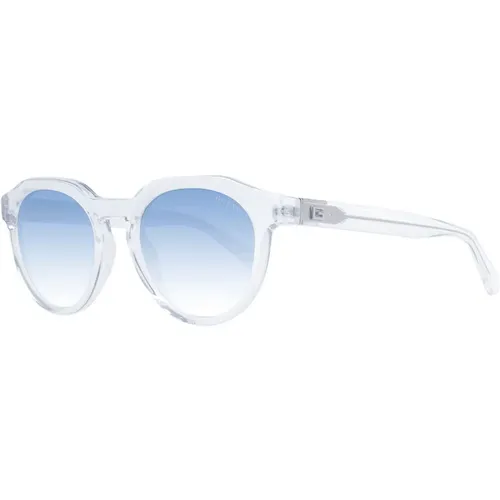 Transparente Herren-Sonnenbrille rund blau - Guess - Modalova