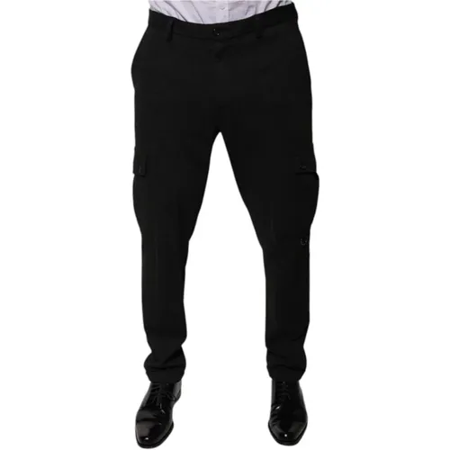 Suit Trousers, male, , Size: L Cargo Trousers Stylish Comfortable Pants - Dolce & Gabbana - Modalova