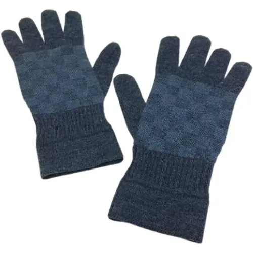 Pre-owned Accessories, male, , Size: ONE SIZE Pre-owned Warm Gloves - Louis Vuitton Vintage - Modalova