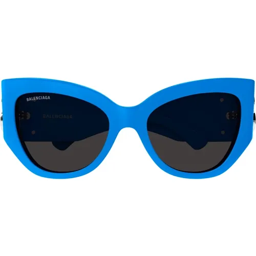 Bb0322S 006 Sunglasses , female, Sizes: 55 MM - Balenciaga - Modalova