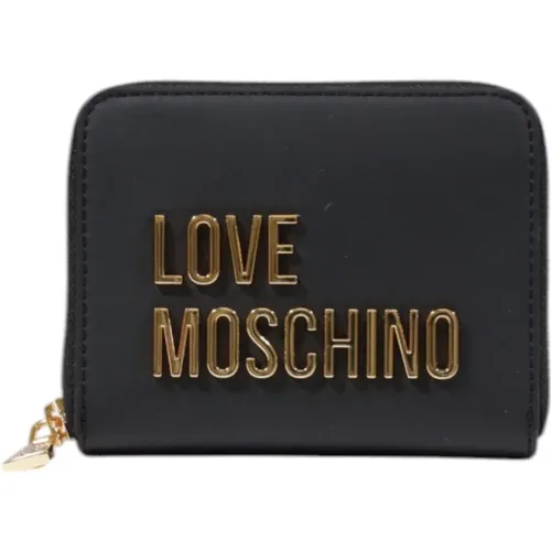 Wallets & Cardholders, female, , Size: ONE SIZE Small Women's Wallet Spring/Summer Collection - Love Moschino - Modalova