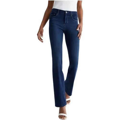 Bootcut Jeans aus Stretch-Denim , Damen, Größe: W26 - Liu Jo - Modalova