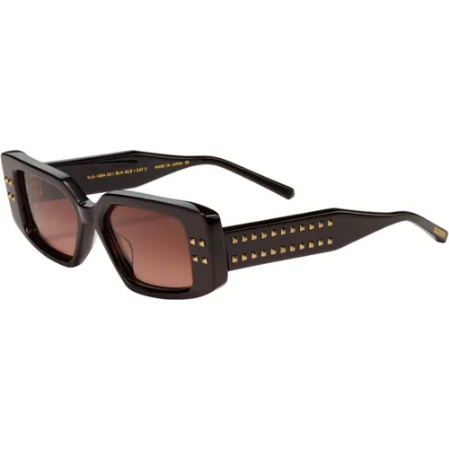 V-Cinque Sunglasses - Rose Gold , unisex, Sizes: 53 MM - Valentino - Modalova