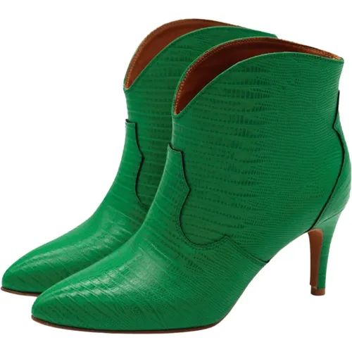 Selene Grüne Stiefeletten mit Stiletto-Absatz - Toral - Modalova