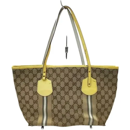 Pre-owned Tote Bags, female, , Size: ONE SIZE Pre-owned Shopping Bag, Good Condition - Gucci Vintage - Modalova