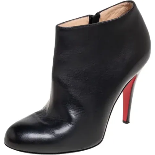 Pre-owned Boots, female, , Size: 6 1/2 US Pre-owned Leather boots - Christian Louboutin Pre-owned - Modalova