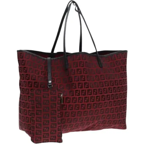 Pre-owned Tote Bags, female, , Size: ONE SIZE Pre-owned Canvas fendi-bags - Fendi Vintage - Modalova