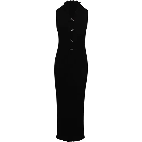 Midi Dresses, female, , Size: M Eze Ribbed Long Dress - Yuzefi - Modalova