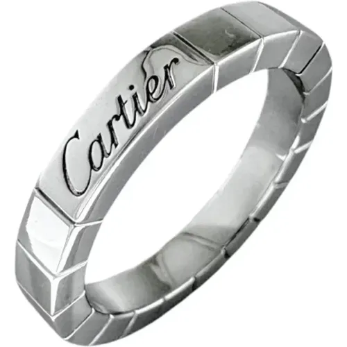 Pre-owned Jewellery, female, , Size: ONE SIZE Pre-owned White Gold rings - Cartier Vintage - Modalova