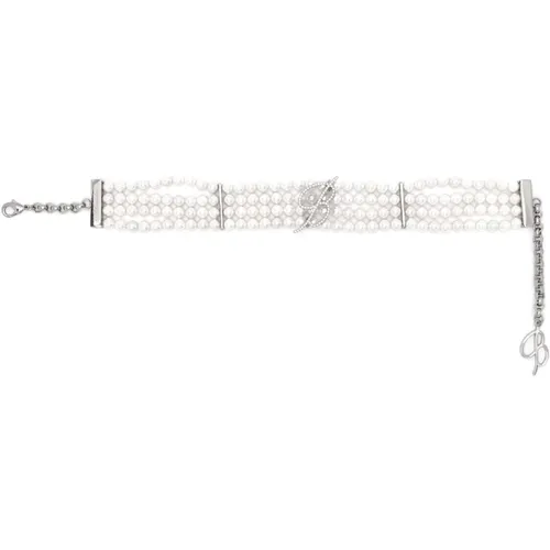 Pearl Choker Necklace , female, Sizes: ONE SIZE - Blumarine - Modalova