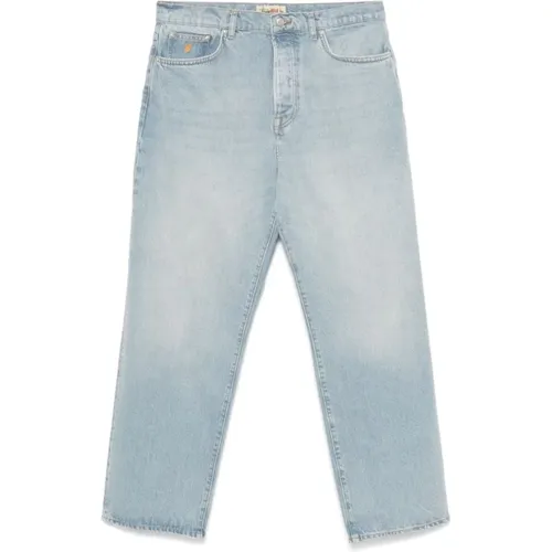 Klare Blaue Gewaschene Denim Jeans , Herren, Größe: W30 - Stüssy - Modalova