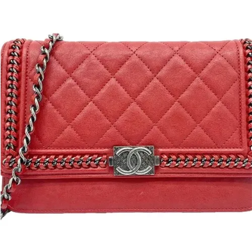 Pre-owned Leather chanel-bags , female, Sizes: ONE SIZE - Chanel Vintage - Modalova