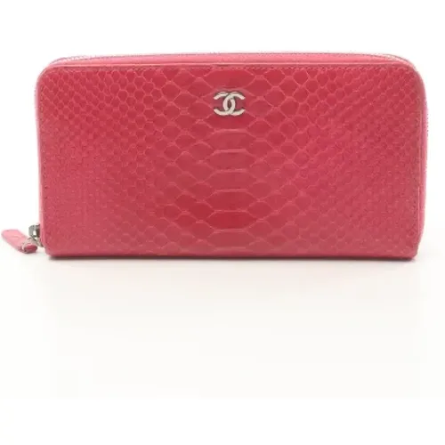 Pre-owned Leather wallets , female, Sizes: ONE SIZE - Chanel Vintage - Modalova