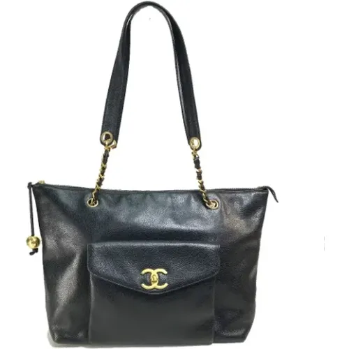 Pre-owned Tote Bags, female, , Size: ONE SIZE Pre-owned Leather chanel-bags - Chanel Vintage - Modalova