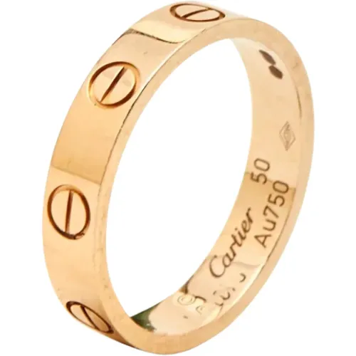 Pre-owned Jewellery, female, , Size: ONE SIZE Pre-owned Gold rings - Cartier Vintage - Modalova