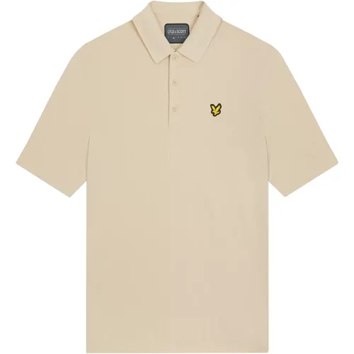 Monogram Jacquard Polo Shirt , Herren, Größe: L - Lyle & Scott - Modalova