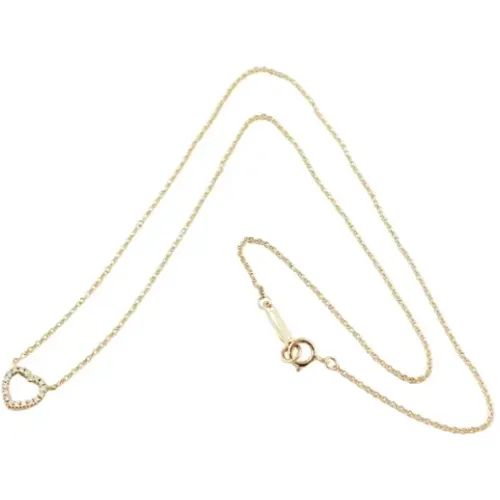 Pre-owned Jewellery, female, , Size: ONE SIZE Pre-owned Rose Gold necklaces - Tiffany & Co. Pre-owned - Modalova