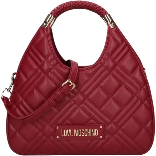 Handbags, female, , Size: ONE SIZE Stylish Women's Handbag in Synthetic Leather - Love Moschino - Modalova