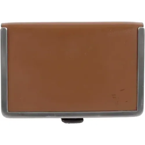 Pre-owned Wallets, female, , Size: ONE SIZE Pre-owned Leather wallets - Salvatore Ferragamo Pre-owned - Modalova