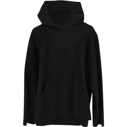 Schwarzer Woll-Sweatshirt für Kinder - MM6 Maison Margiela - Modalova