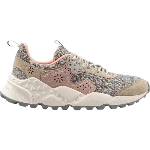 Stylish Sneakers for Everyday Wear , female, Sizes: 8 UK, 4 UK, 3 UK - Flower Mountain - Modalova