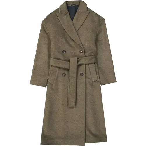 Luxury Wool Cashmere Coat , female, Sizes: M - BRUNELLO CUCINELLI - Modalova