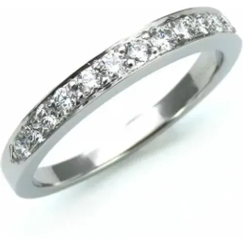 Pre-owned Jewellery, female, , Size: ONE SIZE Pre-owned Platinum rings - Tiffany & Co. Pre-owned - Modalova