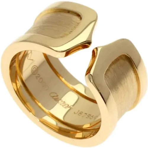 Pre-owned Jewellery, female, , Size: ONE SIZE Pre-owned Gold rings - Cartier Vintage - Modalova