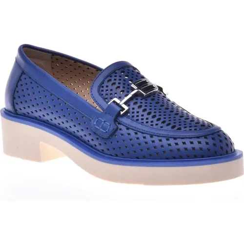 Loafer in calfskin , Damen, Größe: 38 1/2 EU - Baldinini - Modalova