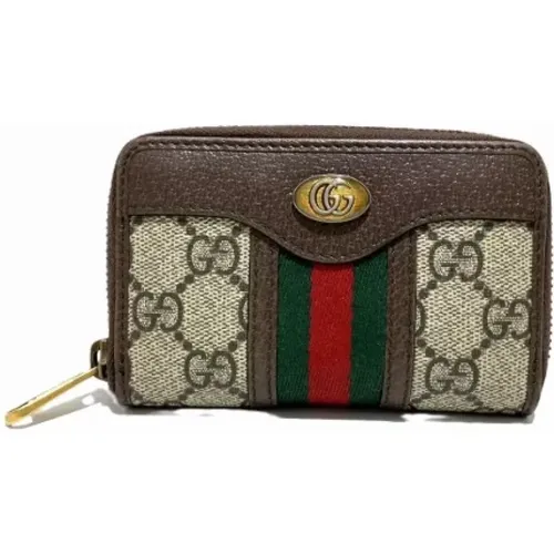 Pre-owned Leder portemonnaies - Gucci Vintage - Modalova